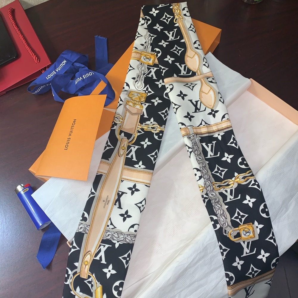 Louis Vuitton silk Bandeau